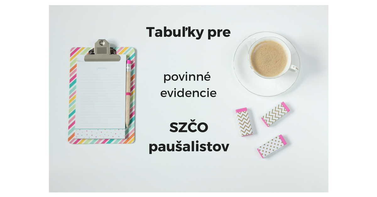 Paušálne výdavky evidencie
