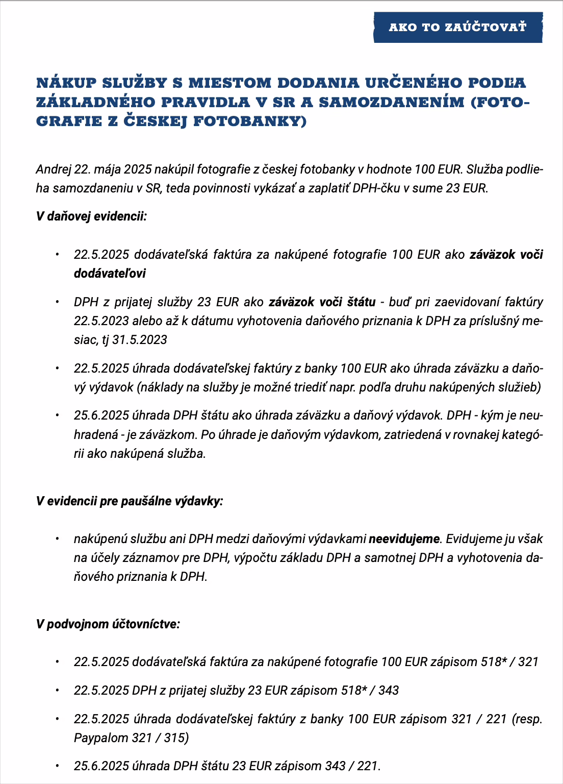 E-book "Podnikateľ registrovaný podľa § 7a zákona o DPH - ako na to (ĽUDSKOU REČOU)" 2025 – Obrázok 8