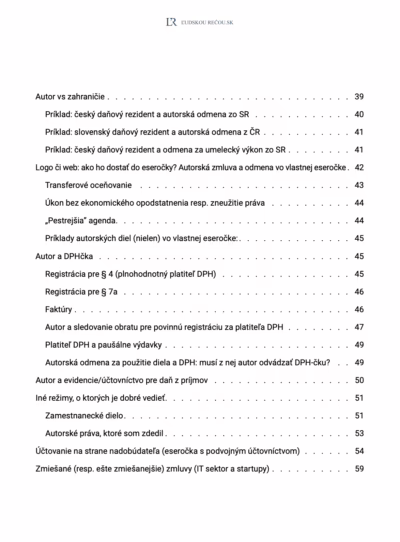 Autori a ich príjmy: dane, odvody, tipy & hacky (eBook + VZOR zmluvy) - Image 3