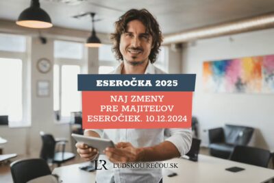 Eseročka 2025: naj zmeny pre majiteľov eseročiek