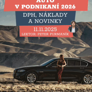 Auto v podnikaní 2026: DPH, náklady a novinky