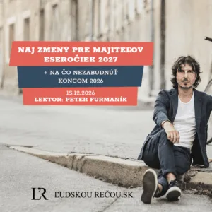 NAJ zmeny pre majiteľov eseročiek 2027 + čo si ustrážiť pred koncom roka 2026. 15.12.2026 ONLINE